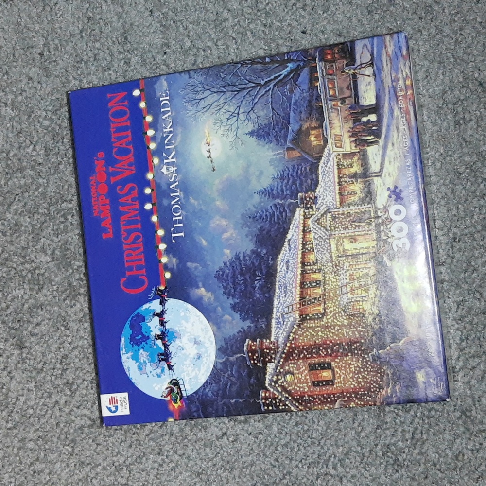 National Lampoon Christmas 300 piece puzzle by Thomas Kinkade
